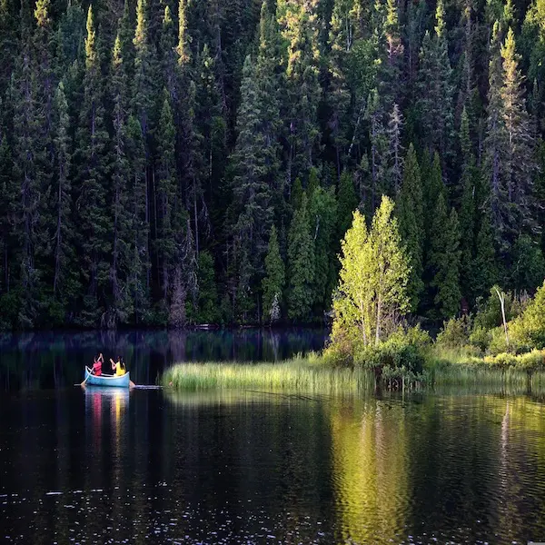 people Canoeing